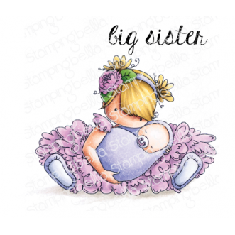 TINY TOWNIE BIG SISTER RUBBER STAMP